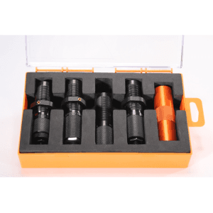 Lyman MSR Precision 9mm Luger Sizing, Neck Expanding, Bullet Seating, Taper Crimp 4 Die Set