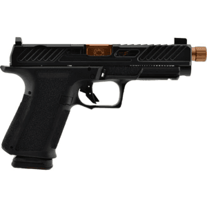 Shadow Systems MR920L Elite Optics Ready 9mm Luger Pistol 5" Threaded Bronze Barrel 15+1 Round Black Nitride Slide Black Grip Black Frame
