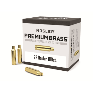 Nosler Premium 22 Nosler Brass Box of 100