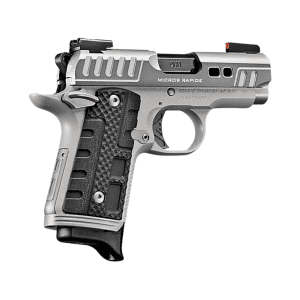 Kimber Micro 9 Rapide Black Ice 9mm Luger Pistol 3.15" Barrel 7+1 Round Silver Slide Black Grip Silver Frame