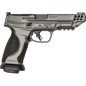 Smith & Wesson M&P9 2.0 Competitor 9mm Luger Pistol 5" Barrel 17+1 Round Tungsten Gray Cerakote Slide Black Grip Tungsten Gray Cerakote Frame