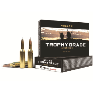 Nosler Trophy Grade 6.5 PRC Ammo 140 Grain Nosler AccuBond Bonded Polymer Tip Box of 20