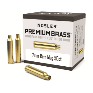 Nosler Premium 7mm Remington Magnum Brass Box of 50