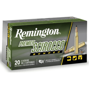 Remington Premier 300 Winchester Short Magnum (WSM) Ammo 180 Grain Swift Scirocco II Bonded Polymer Tip Box of 20