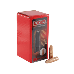Hornady DGS (Dangerous Game Solid) 9.3mm, 360 Number 2 (366 Diameter) Bullets 300 Grain Flat Nose with Cannelure Box of 50