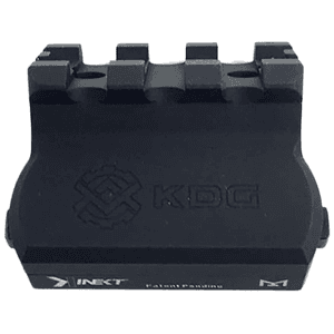 Kinetic Development Group Kinect Offset QD Weapon Light Mount for Surefire Scout Light M-LOK Black