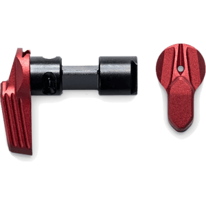 Radian Talon 45/90 AR-15 Ambidextrous Safety Selector with 2-Lever Set Red
