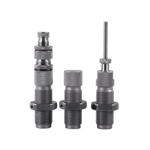 Hornady Custom Grade New Dimension Nitride with Taper Crimp 30 Super Carry Sizing, Expanding, Bullet Seating 3 Die Set