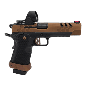 Kimber 2K11 Target 9mm Luger Pistol 5" Barrel 20+1 Round Coyote Slide Black Grip Black Frame Trijicon SRO Red Dot Sight