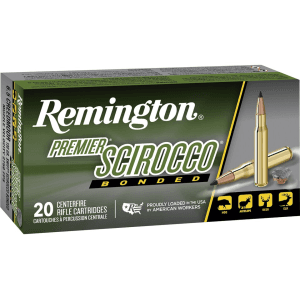 Remington Premier 6.5 Creedmoor Ammo 130 Grain Swift Scirocco II Bonded Polymer Tip Box of 20