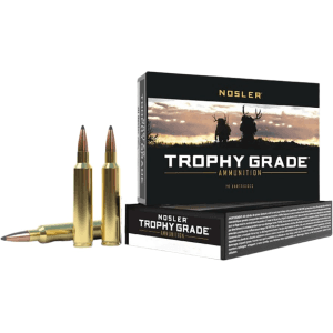 Nosler Trophy Grade 243 Winchester Ammo 100 Grain Nosler Partition Jacketed Soft Point Box of 20