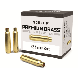 Nosler Premium 33 Nosler Brass Box of 25
