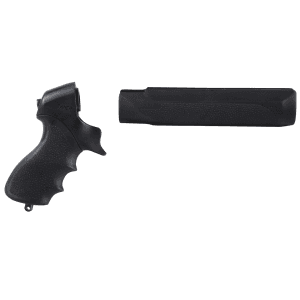 Hogue OverMolded Tamer Pistol Grip and Forend for Mossberg 500 12 Gauge Black