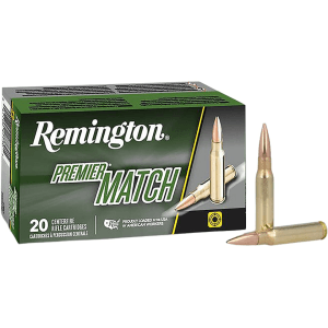 Remington Premier Match 308 Winchester Ammo 175 Grain Sierra MatchKing Jacketed Hollow Point Box of 20