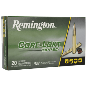Remington Core-Lokt Tipped 6.5 Creedmoor Ammo 129 Grain Polymer Tip Box of 20