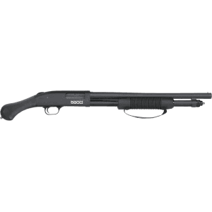 Mossberg 590S Shockwave Pump 12 Gauge Shotgun 18.5" Blued Barrel Black Field Stock