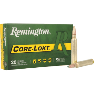 Remington Core-Lokt 300 Winchester Magnum Ammo 180 Grain Jacketed Soft Point Box of 20
