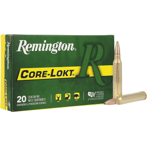 Remington Core-Lokt 300 Winchester Magnum Ammo 150 Grain Jacketed Soft Point Box of 20