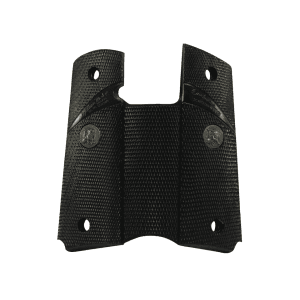 Pachmayr Signature Grips 1911 Government, Commander Combat-Style Rubber Black