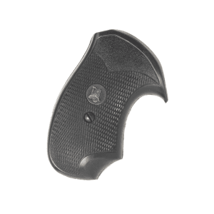 Pachmayr Compac Grips for S&W J-Frame Round Butt Rubber Black
