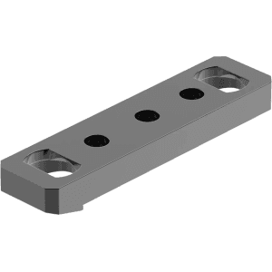 Leupold 1-Piece Dual Dovetail Pistol Scope Base S&W K, L, N Frame Gloss