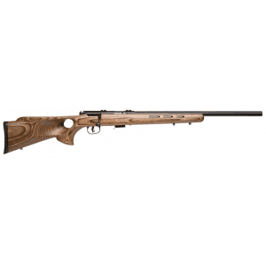Savage Arms 93R17 BTV Bolt Action Rifle 17 Hornady Magnum Rimfire (HMR) 21" Blued Barrel Blued Frame Brown Thumbhole Stock