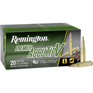 Remington Premier Varmint 222 Remington Ammo 50 Grain Remington AccuTip Polymer Tip Box of 20