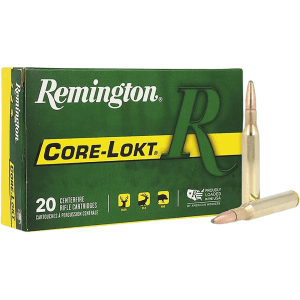Remington Core-Lokt 270 Winchester Ammo 130 Grain Jacketed Soft Point Box of 20