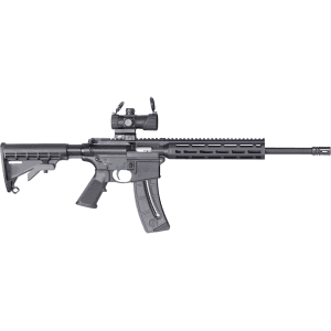 Smith & Wesson M&P15-22 Sport Semi Automatic Rifle 22 Long Rifle 16.5" Black Threaded Barrel Black Frame Black Collapsible Stock with Scope