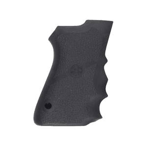 Hogue Wraparound Rubber Grips with Finger Grooves for S&W 6906 9mm, 40 S&W Double Stack Black