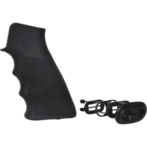 Hogue OverMolded AR-15 Pistol Grip with Storage Kit Rubber Black