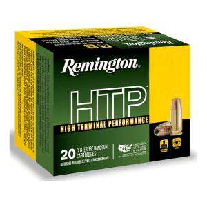 Remington High Terminal Performance (HTP) 357 Magnum Ammo 158 Grain Jacketed Soft Point Box of 20