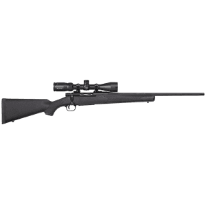 Mossberg Patriot Bolt Action Rifle 6.5 Creedmoor 22" Fluted Blued Barrel Blued Frame Black Straight Grip Stock with Vortex Crossfire II Scope