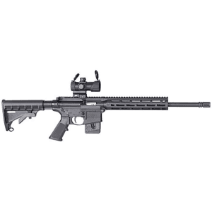 Smith & Wesson M&P 15-22 Sport Semi Automatic Rifle 22 Long Rifle 16.5" Black Threaded Barrel Black Frame Black Adjustable Stock with Scope