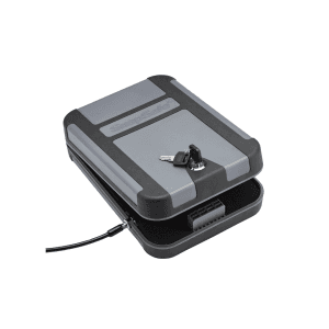 SnapSafe Treklite Pistol Safe with Keyed Lock Black