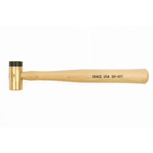 Grace USA Delrin Tip Brass Hammer 8 oz