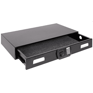 SnapSafe Under Bed Safe Large with Electronic Lock Black