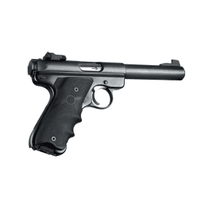Hogue Wraparound Rubber Grips with Finger Grooves for Ruger Mark II, III Black