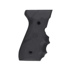 Hogue Wraparound Rubber Grips with Finger Grooves for Beretta 92FS, 92SB, 96, M9 Black