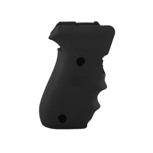 Hogue Rubber Grips for Sig P220 Side Magazine Release with Finger Grooves Black