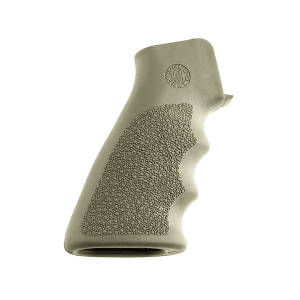 Hogue OverMolded AR-15, LR-308 Pistol Grip Rubber Olive Drab
