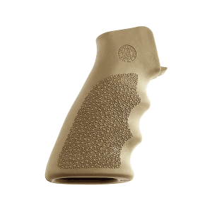 Hogue OverMolded AR-15, LR-308 Pistol Grip Rubber Tan