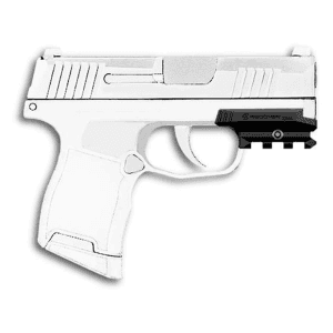 Recover Tactical Compact Picatinny Over Rail for Sig Sauer P365 Polymer Black