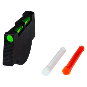 HIVIZ LITEWAVE Fiber Optic Front Sight for Pinned Ruger Stainless Steel Super Blackhawk, Blackhawk, Bisley Steel Fiber Optic Red, Green, White