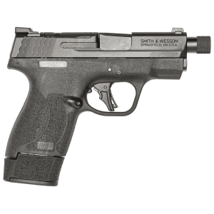 Smith & Wesson M&P9 Shield Plus 9mm Luger Pistol 3.7" Threaded Barrel 15+1-Round Black