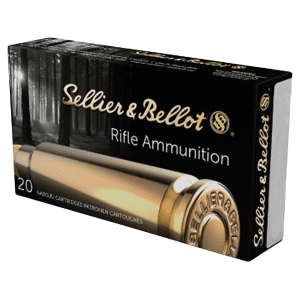 Sellier & Bellot 6.5x55mm Swedish Mauser Ammo 131 Grain Jacketed Soft Point Box of 20