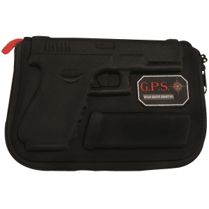 G.P.S. Custom Molded Pistol Case for Glock Pistols Black