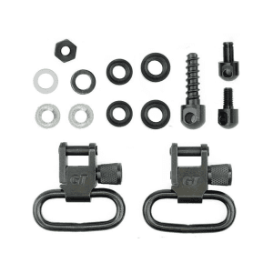 GrovTec Shotgun Locking Swivel Set For Most Pumps & Automatic Magazine Caps Steel Black