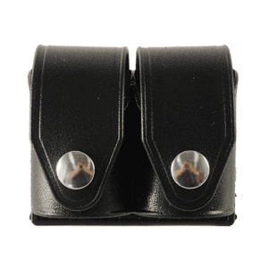 HKS Double Speedloader Pouch Hytrel Plain Black Medium