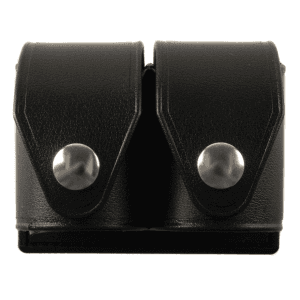 HKS Double Speedloader Pouch Hytrel Plain Black Large